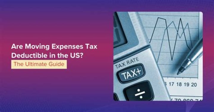 Are moving expenses still deductible in 2019?