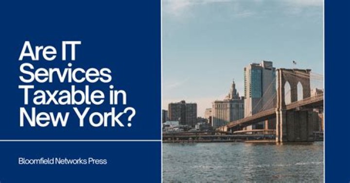 Are photography services taxable in New York?