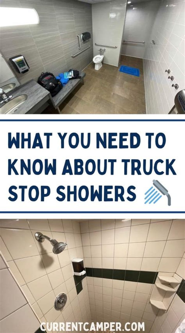 Can anyone use a truck stop shower?