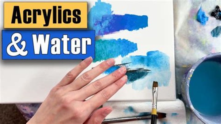 Can I add water to paint?