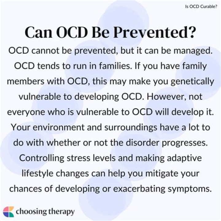 Can OCD be prevented?