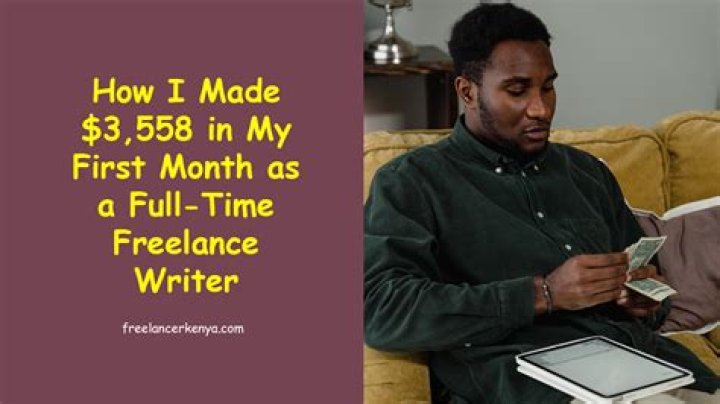 Can you be a full-time freelance writer?