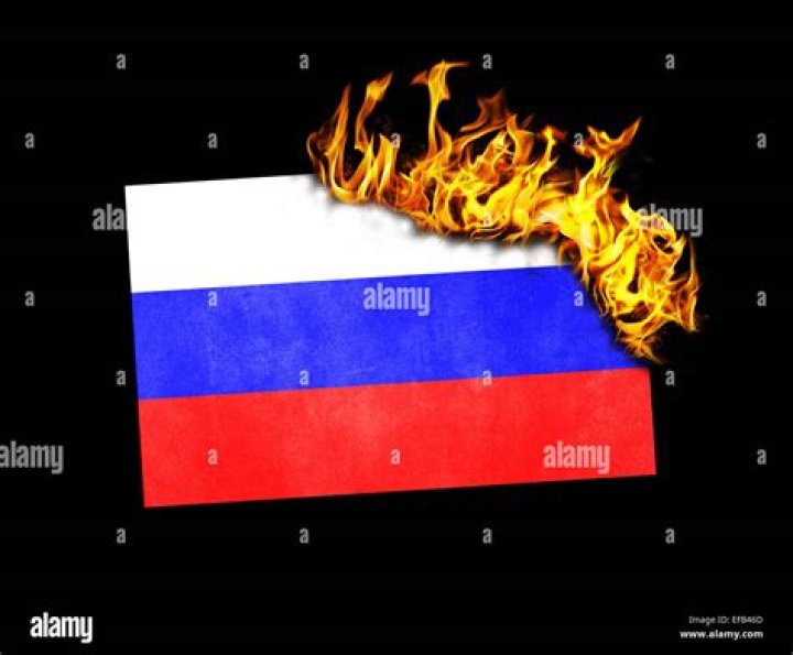 Can you burn a Russian flag?