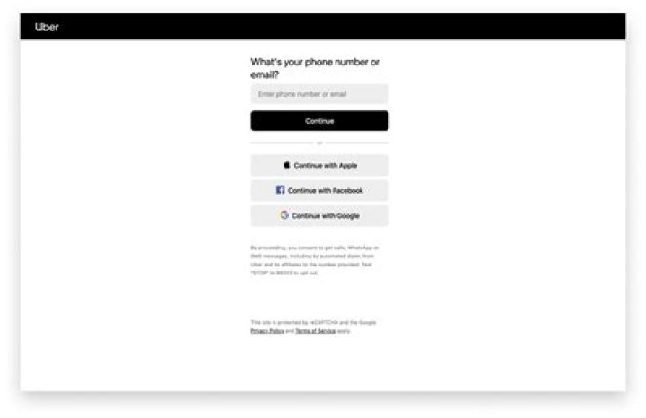 Can you create an Uber account without a phone number?