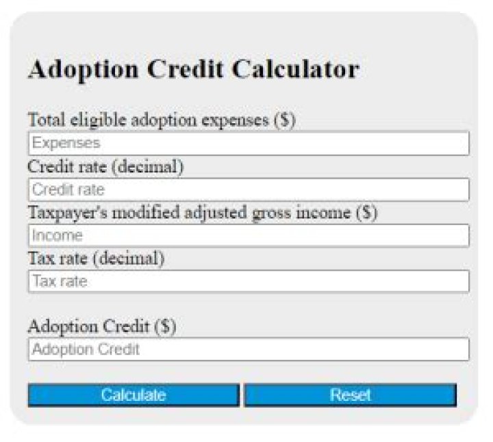 Do you get an adoption credit every year?
