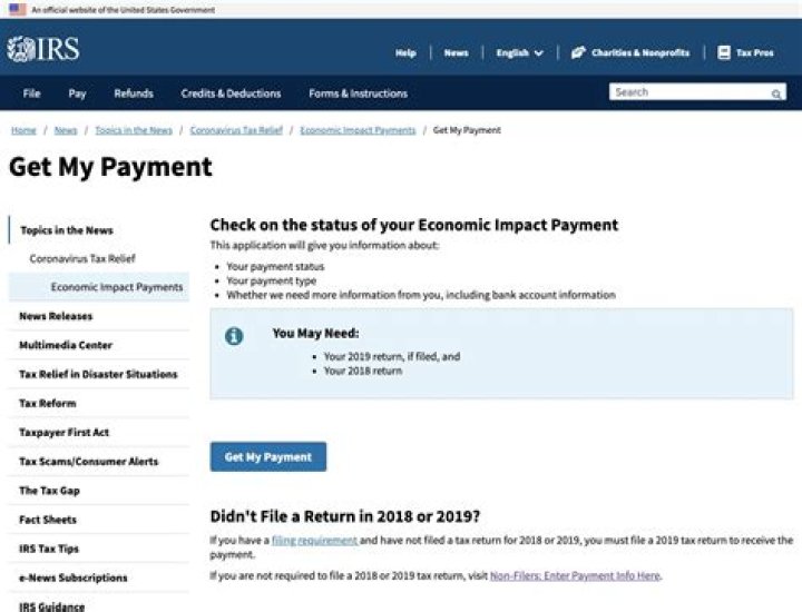 Do you have to file tax return if you did not receive economic impact payments?