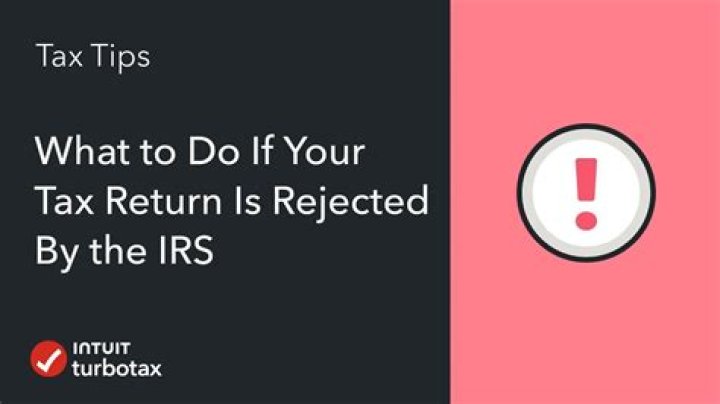 How do I fix my rejected tax return on Taxact?