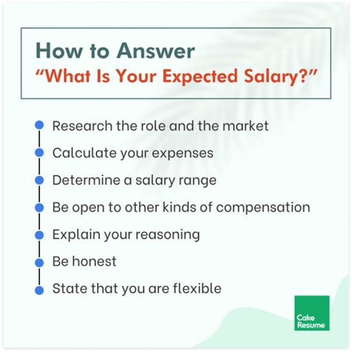 How do you answer the desired salary on an application?