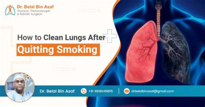 How do you clean your lungs after inhaling smoke?