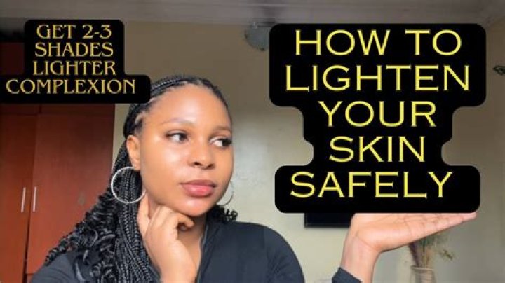 How do you get 5 shades of lighter skin?