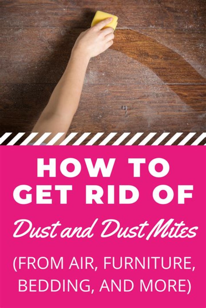 How do you get rid of dust after sanding?