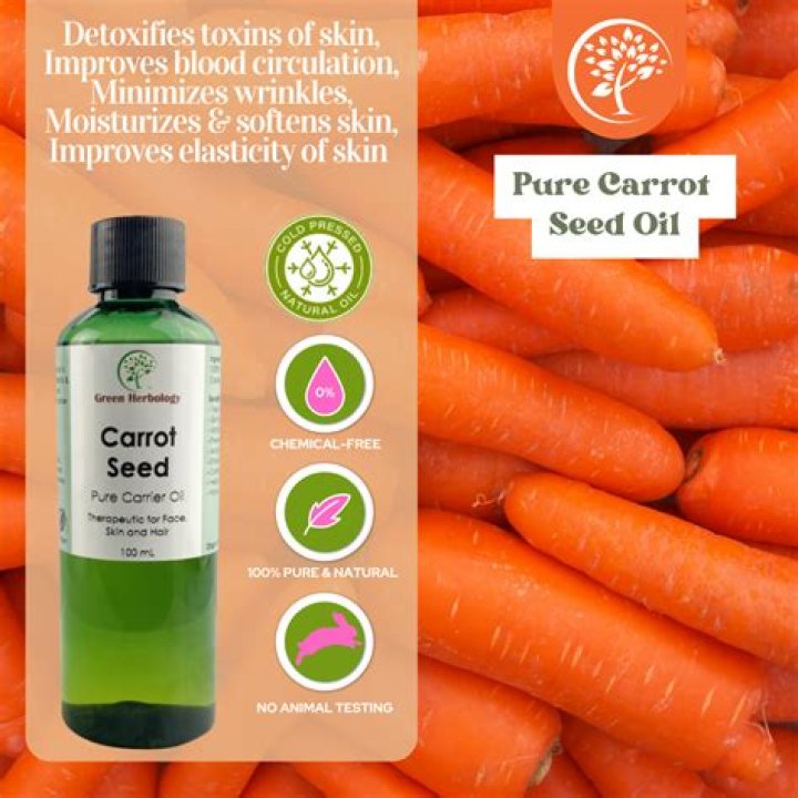 How do you use carrot seed oil to lighten skin?