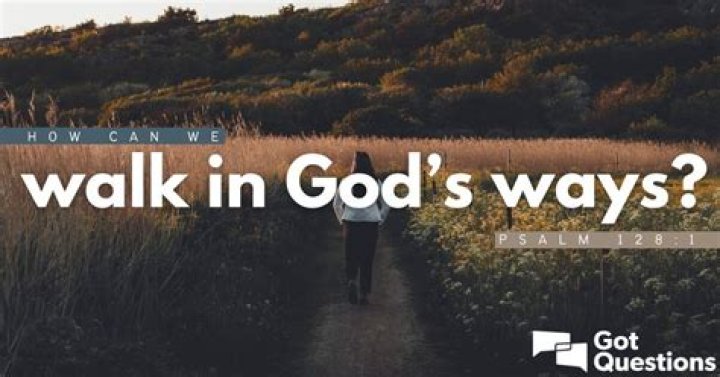 How do you walk in God's will?