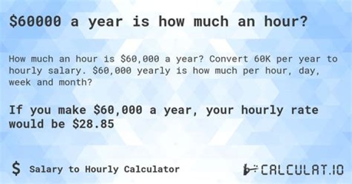 How much is 65k a year hourly?