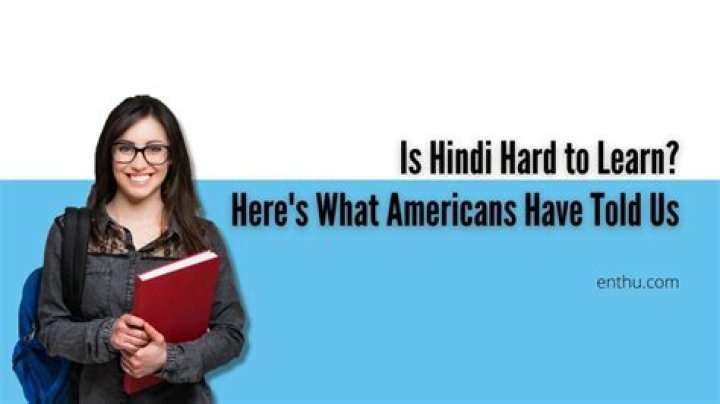 Is Hindi tough to learn?