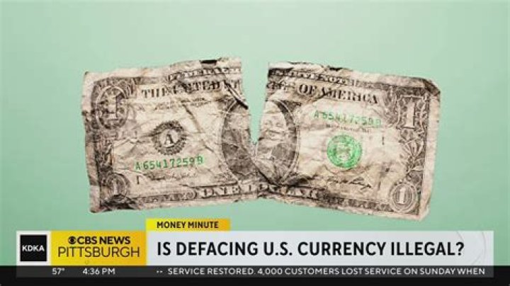 Is it illegal to rip money?
