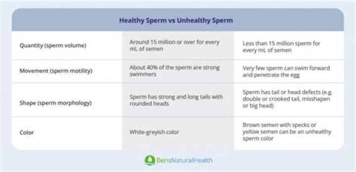 Is thick sperm a good sperm?