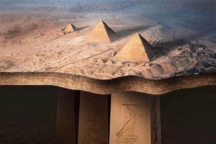 What's under the pyramids?