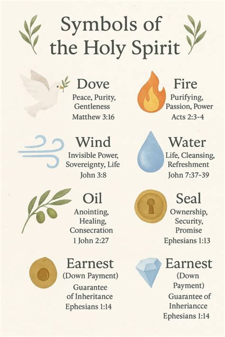 What are the seven characteristics of the Holy Spirit?