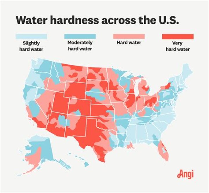 What city has the hardest water?