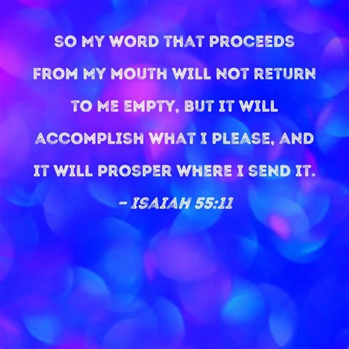 What does Isaiah 55 12 mean?