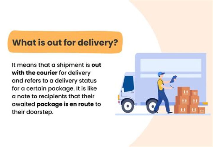 What does out for delivery mean DHL?