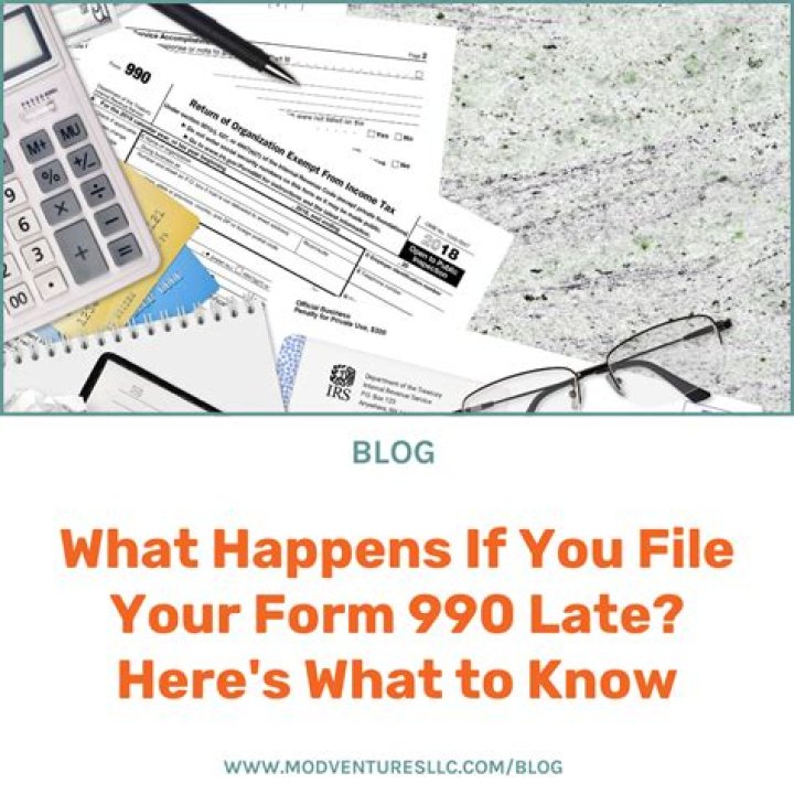 What happens if you file 990 N late?