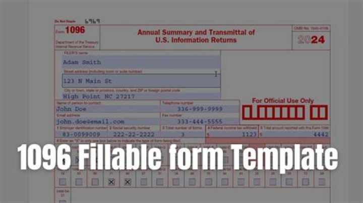 What happens if you mail 1096 late?