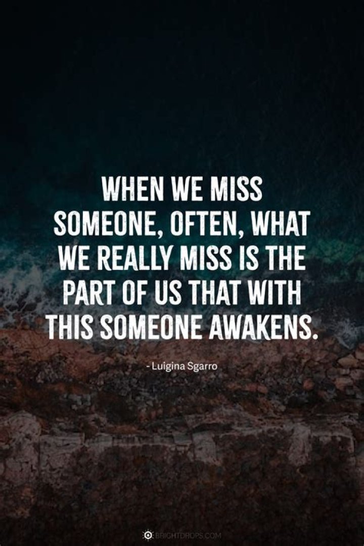 What happens in your brain when you miss someone?