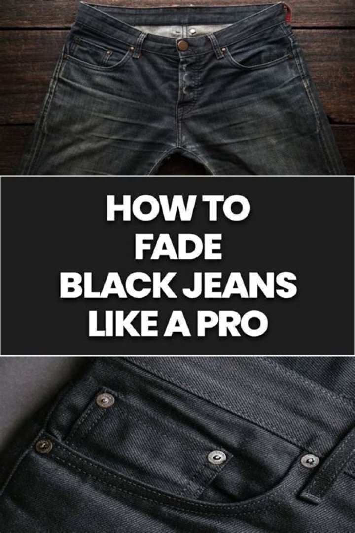 What happens when you bleach black jeans?