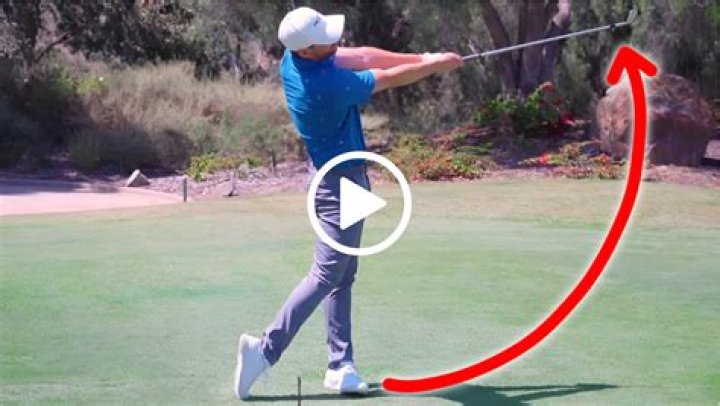 What happens when you don't finish your backswing?