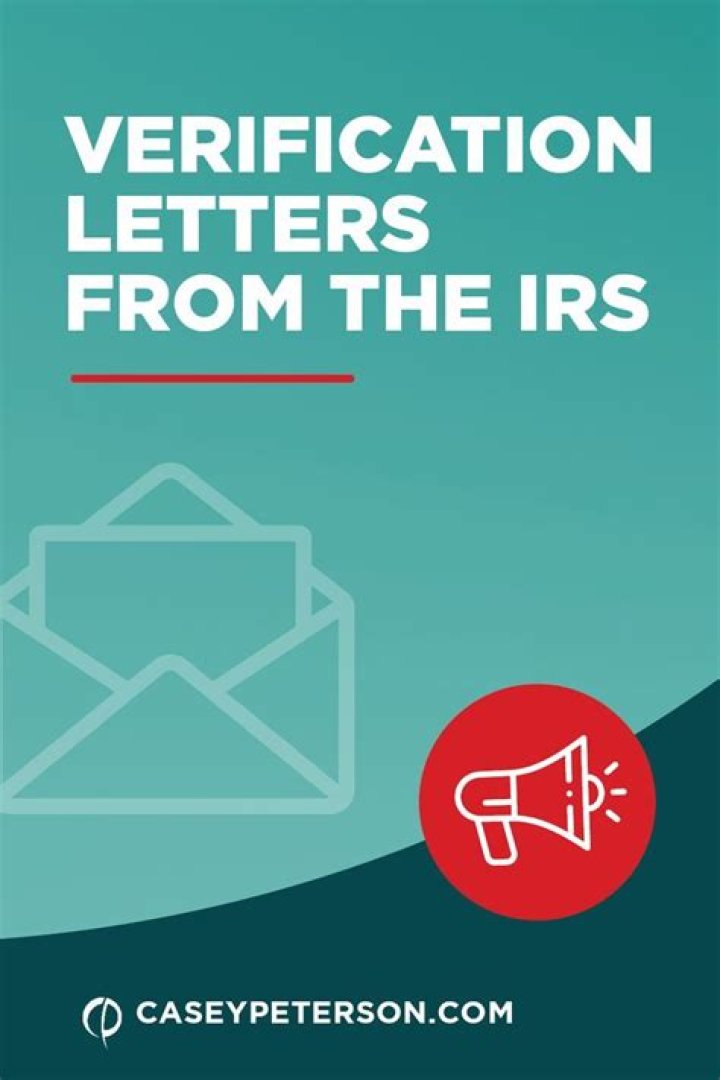 What if I lost my IRS verification letter?