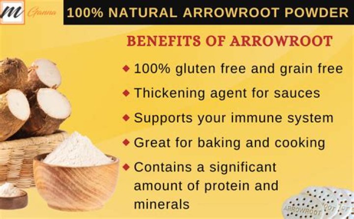 What is arrowroot powder called in English?