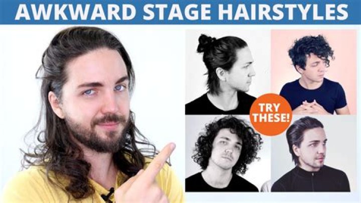 What is awkward stage hair?