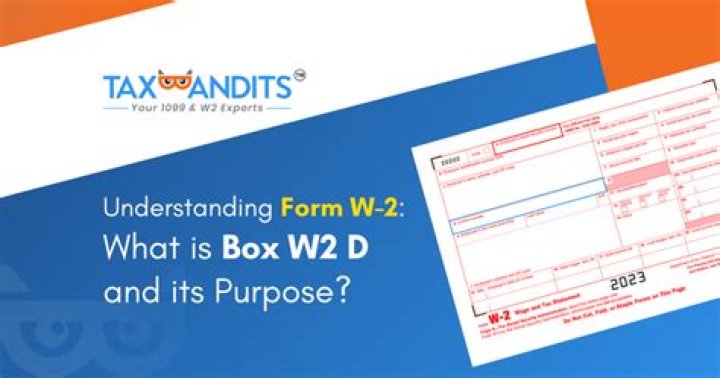What is Box D in W-2?