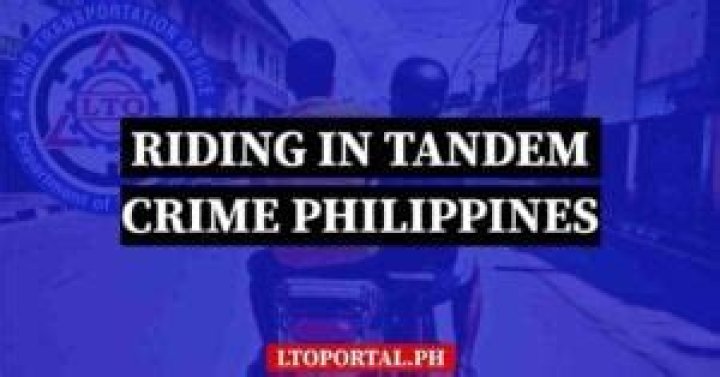 What is riding in tandem?