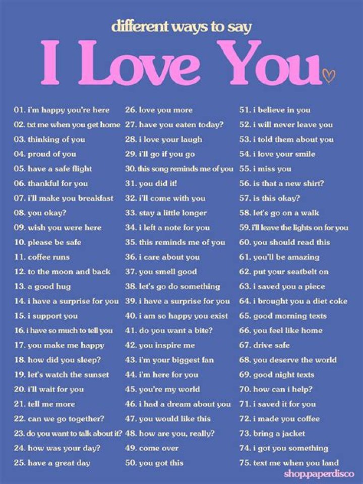 What is the best answer for why do you love me?