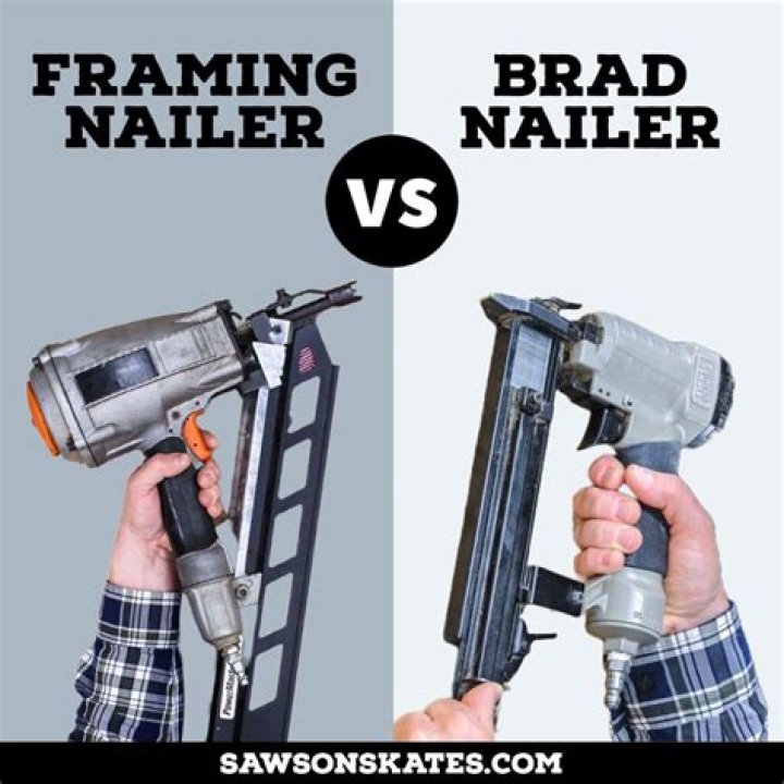 What is the difference between a pin nailer and a brad nailer?