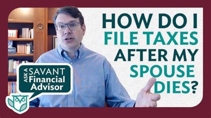 What should I do if my spouse died in 2008?