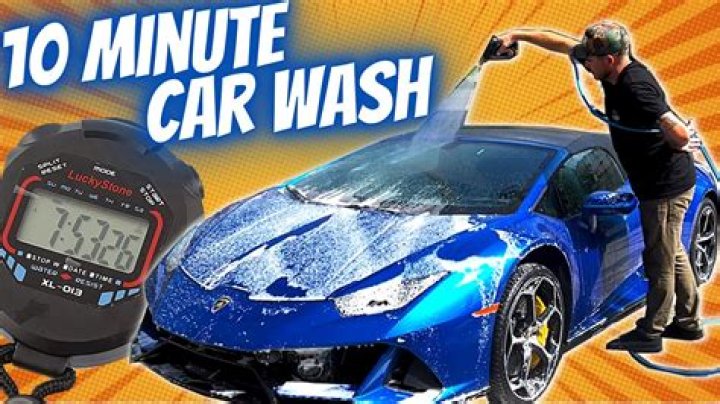 What should you not wash your car with?