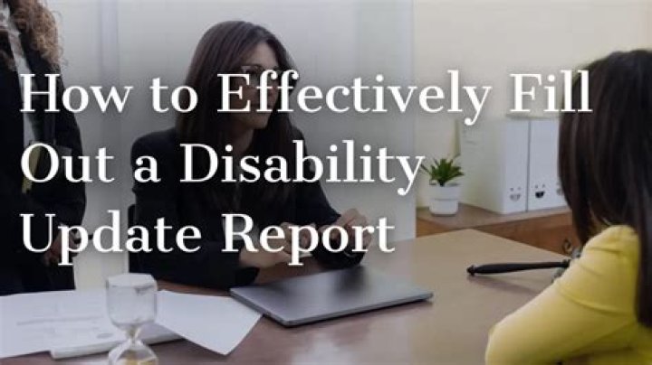 What triggers a disability Update Report?