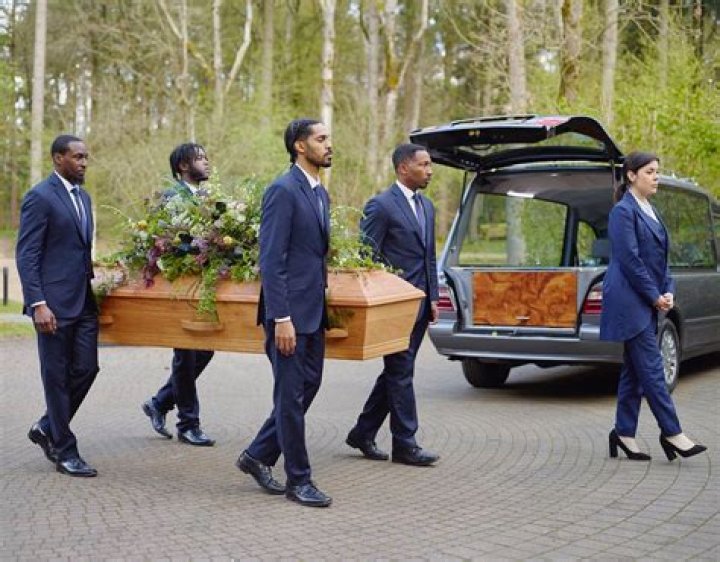 What way should a coffin be carried?