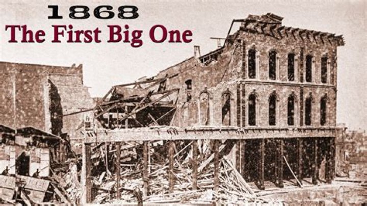 When was the first earthquake?