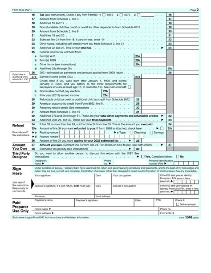 Where do capital gains go on 1040 for 2018?