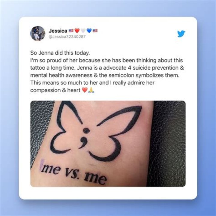 Where should I get a semicolon tattoo?