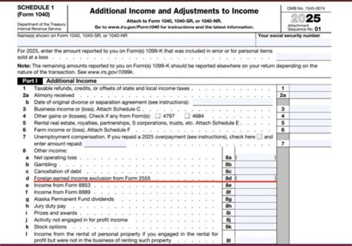 Where to report foreign earned income on your US tax return?