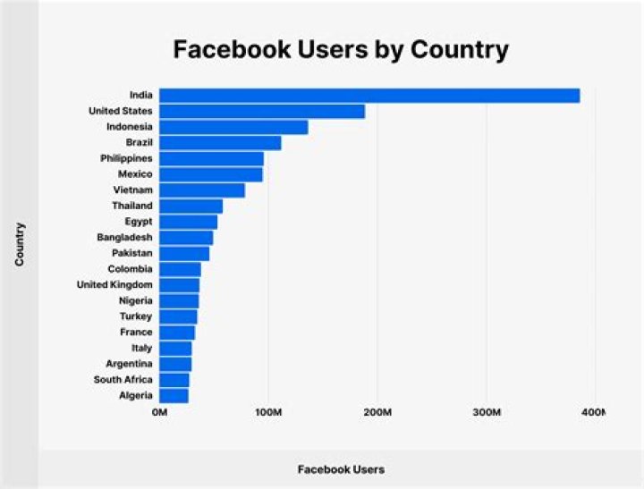 Which country uses Facebook the most?