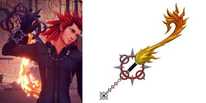 Who gave Axel a Keyblade?