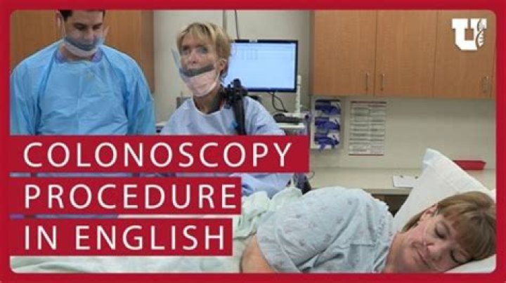 Who is in the room during a colonoscopy?
