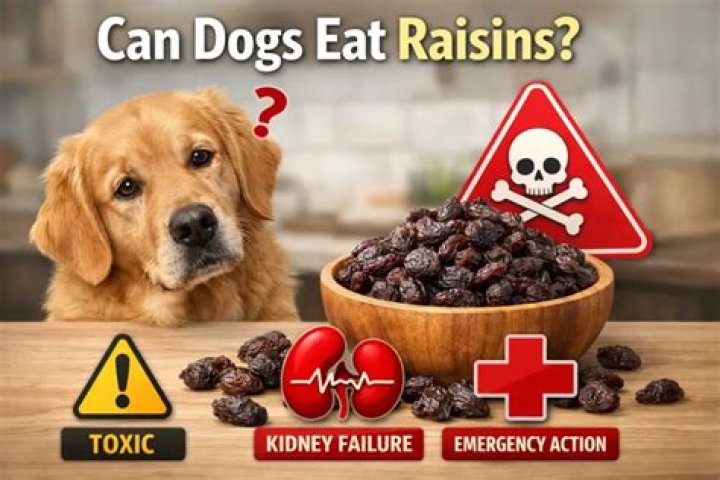 Why are raisins toxic to dogs?